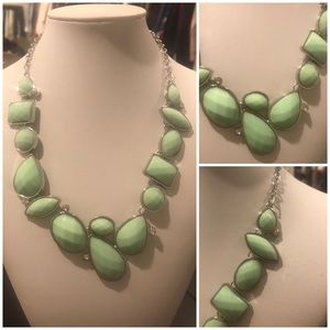 Faceted Mint Green Multi-Shapes 2PC Set